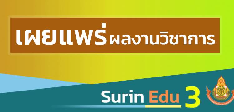 เผยแพร่ผลงานวิชาการ เรื่องการแก้ปัญหานักเรียนไม่สามารถหาจำนวนเฉพาะได้ นายสุริยา คำทอง 